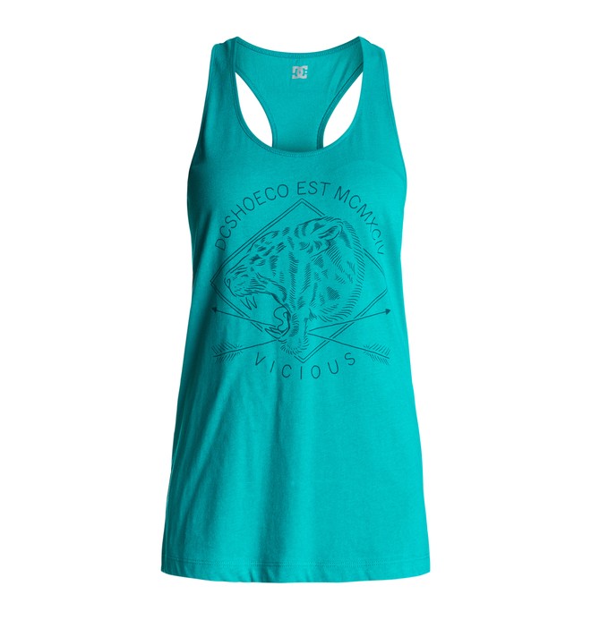 dcshoes, Vicious - Top sans manches, TROPICAL GREEN (bpq0) 0 Vicious - Top sans manches EDJZT03064 DC Shoes