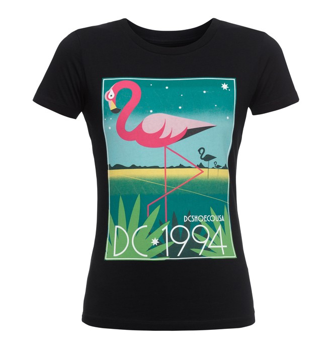 dcshoes, Key Bay - T Shirt pour Femme, BLACK (kvj0) 0 Key Bay - T Shirt pour Femme EDJZT03086 DC Shoes