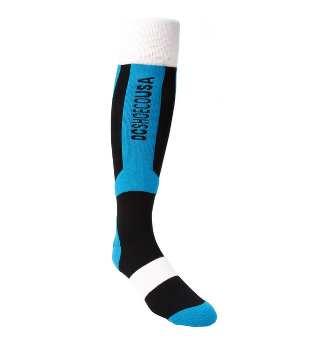 dcshoes, Men's Cirque Snowboard Socks, METHYL BLUE (bpj0) 0 Men's Cirque Snowboard Socks EDYAA00002 DC Shoes