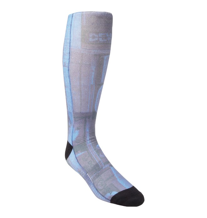 dcshoes, Men's Playtime Snowboard Socks, METHYL BLUE (bpj0) 0 Men's Playtime Snowboard Socks EDYAA00004 DC Shoes