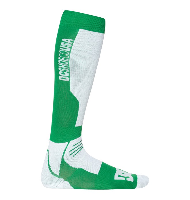 dcshoes, Men's Apache 15 Snow Socks, BRIGHT GREEN (gqp0) 0 Men's Apache 15 Snow Socks EDYAA00031 DC Shoes