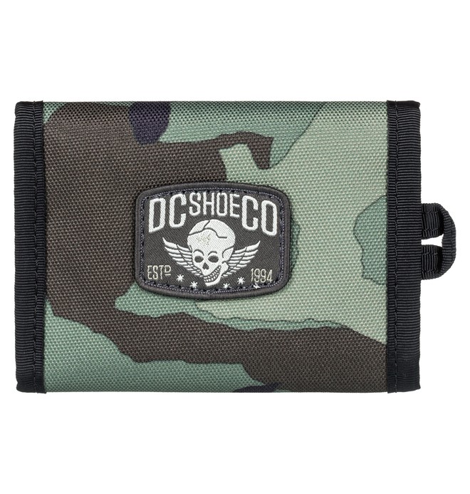 dcshoes, Runt Snap - Snap Wallet for Men, CAMO (gsr6) 0 Runt Snap - Snap Wallet for Men Green EDYAA03113 DC Shoes