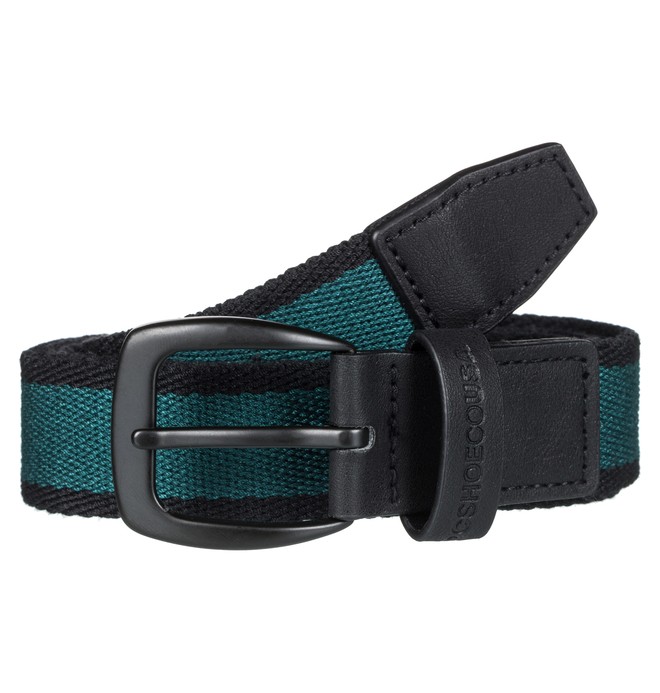 dcshoes, Duel Tone - Cinturón de Poliéster para Hombre, JUNE BUG (gsr0) 0 Duel Tone - Cinturón de Poliéster para Hombre Verde EDYAA03134 DC Shoes