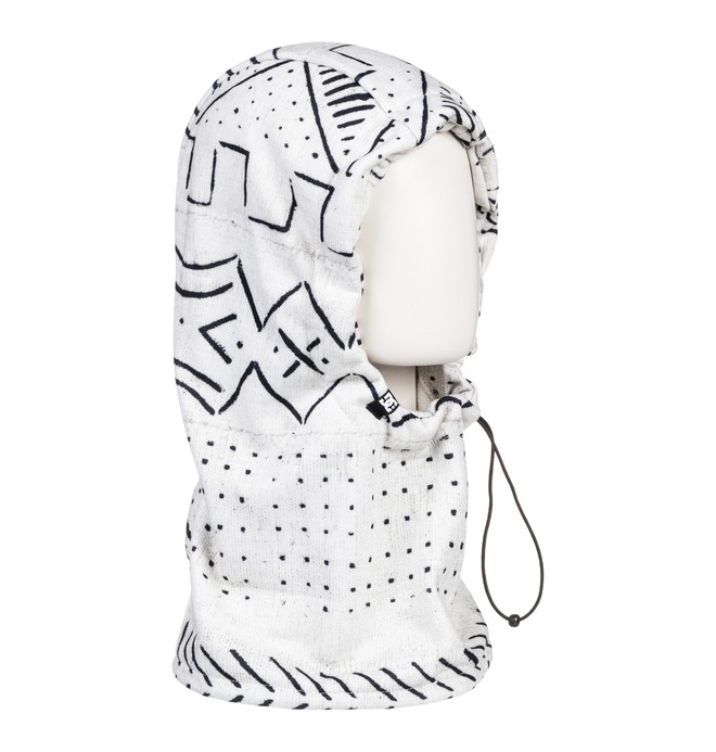 dcshoes, Hoodaclava Hooded Neck Warmer, SILVER BIRCH MUD CLOTH A (wej6) 0 Hoodaclava Hooded Neck Warmer White EDYAA03138 DC Shoes