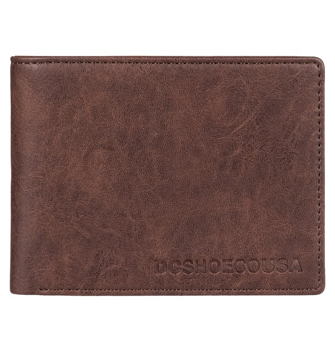 dcshoes, Big Message - Bi-Fold Wallet for Men, COFFEE BEAN (ctl0) 0 Big Message - Bi-Fold Wallet for Men Brown EDYAA03148 DC Shoes