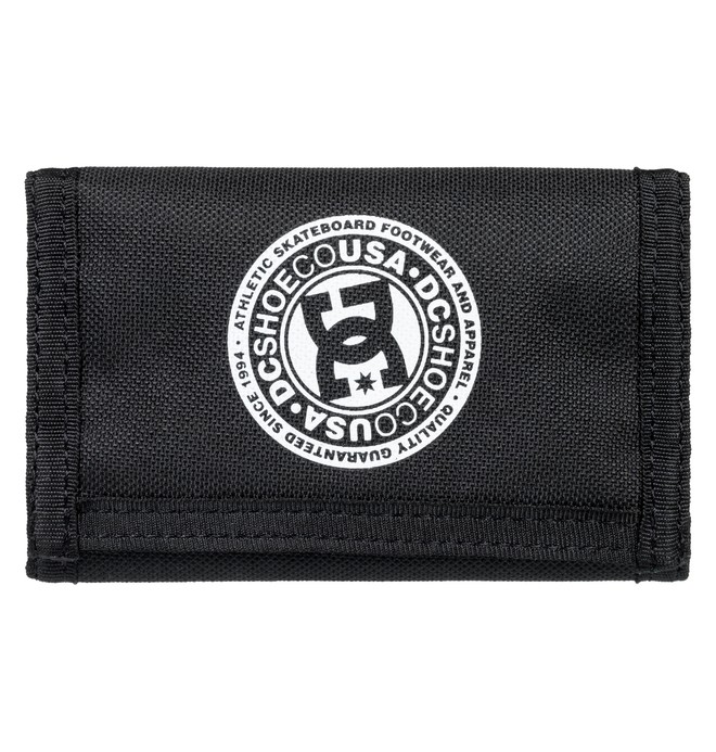 dcshoes, Ripstop Tri-Fold Wallet, BLACK (kvj0) 0 Ripstop Tri-Fold Wallet Black EDYAA03162 DC Shoes