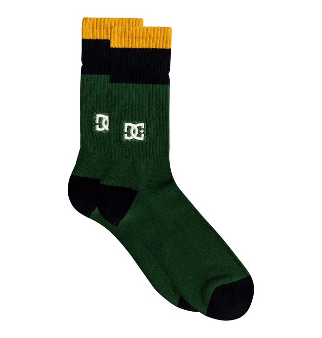 dcshoes, To Me Two - Mi-chaussettes pour Homme, HUNTER GREEN (grw0) 0 To Me Two - Mi-chaussettes pour Homme Vert EDYAA03172 DC Shoes