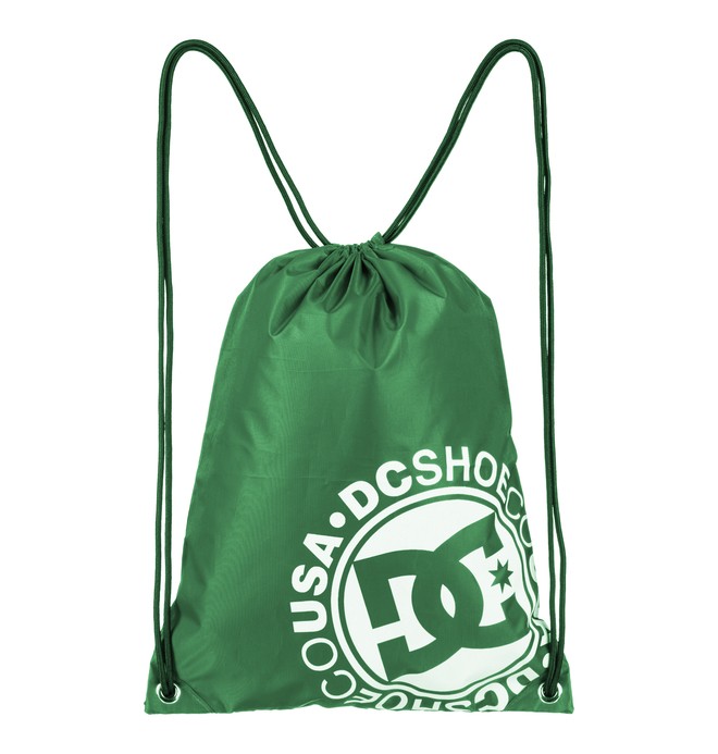 dcshoes, Cinched Drawstring Bag, AMAZON (grr0) 0 Cinched Drawstring Bag Green EDYBA03043 DC Shoes