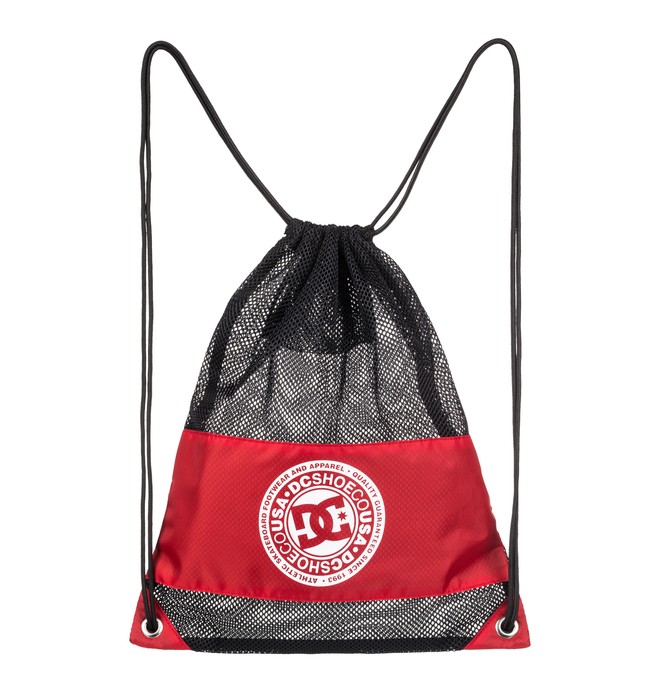 dcshoes, Jim Cincher Drawstring Bag, RACING RED (rqr0) 0 Jim Cincher Drawstring Bag Red EDYBA03052 DC Shoes