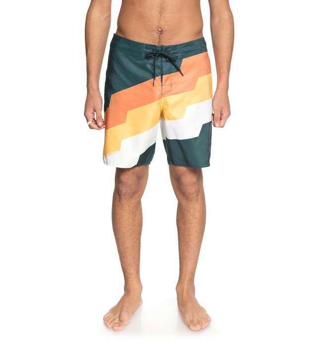 dcshoes, Men's Step Up 18" Boardshorts, JUNE BUG (gsr0) 0 Men's Step Up 18" Boardshorts Green EDYBS03066 DC Shoes