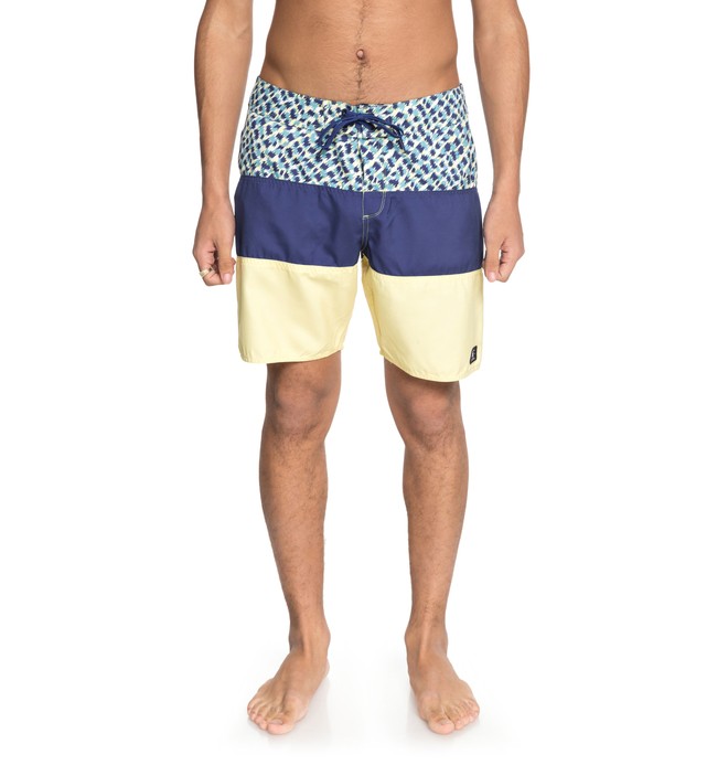 dcshoes, Hot Blocked 18" - Boardshort, SODALITE BLUE (byb0) 0 Hot Blocked 18" - Boardshort Bleu EDYBS03069 DC Shoes