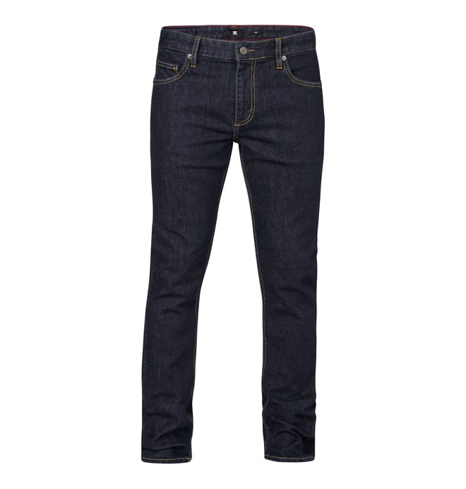 dcshoes, Men's Worker Slim 32" Inseam Jeans, INDIGO RINSE (ktww) 0 Men's Worker Slim 32" Inseam Jeans EDYDP03014 DC Shoes