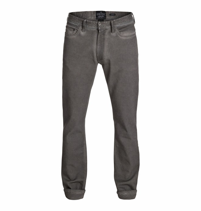 dcshoes, Men's Cole Cult Enzyme Straight Gray 32" Jeans, STONE LIGHT GREY (sktw) 0 Men's Cole Cult Enzyme Straight Gray 32" Jeans EDYDP03066 DC Shoes