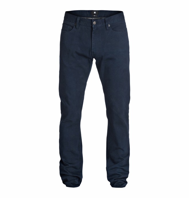 dcshoes, Wkr Elevated Color Slim 34" Inseam Jeans, INDIGO (btn0) 0 Wkr Elevated Color Slim 34" Inseam Jeans EDYDP03113 DC Shoes
