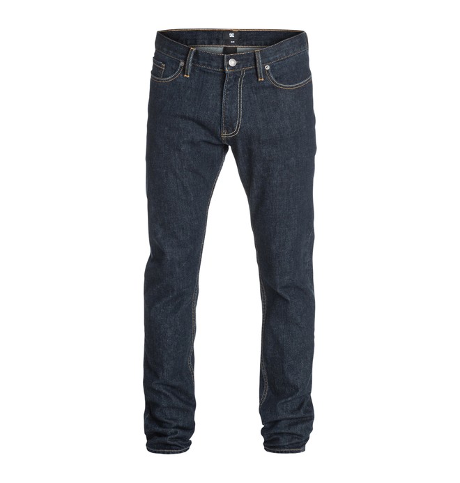 Worker Basic Slim Indigo Rinse 34" EDYDP03124 0 Worker Basic Slim Indigo Rinse 34" Inseam Jean EDYDP03124 DC Shoes