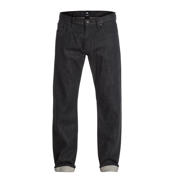 dcshoes, Worker Basic Roomy Black Rinse 34" Inseam Jean, BLACK RINSE (bspw) 0 Worker Basic Roomy Black Rinse 34" Inseam Jean EDYDP03133 DC Shoes