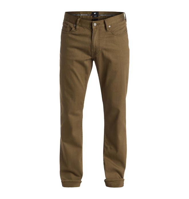 dcshoes, Men's Color Straight Fit 32" Jeans, MILITARY OLIVE (cqw0) 0 Men's Color Straight Fit 32" Jeans EDYDP03141 DC Shoes