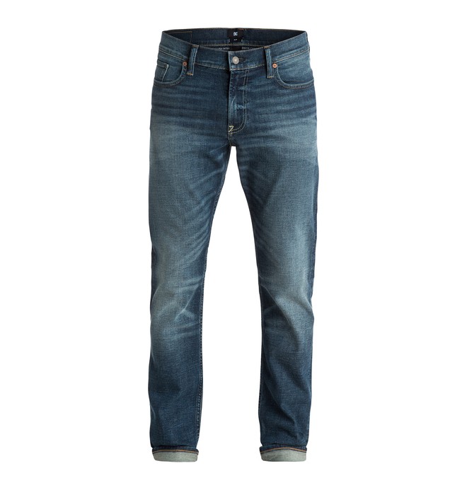dcshoes, Men's Washed Slim Fit Light Worn 34" Jeans, LIGHT WORN (btny) 0 Men's Washed Slim Fit Light Worn 34" Jeans EDYDP03158 DC Shoes