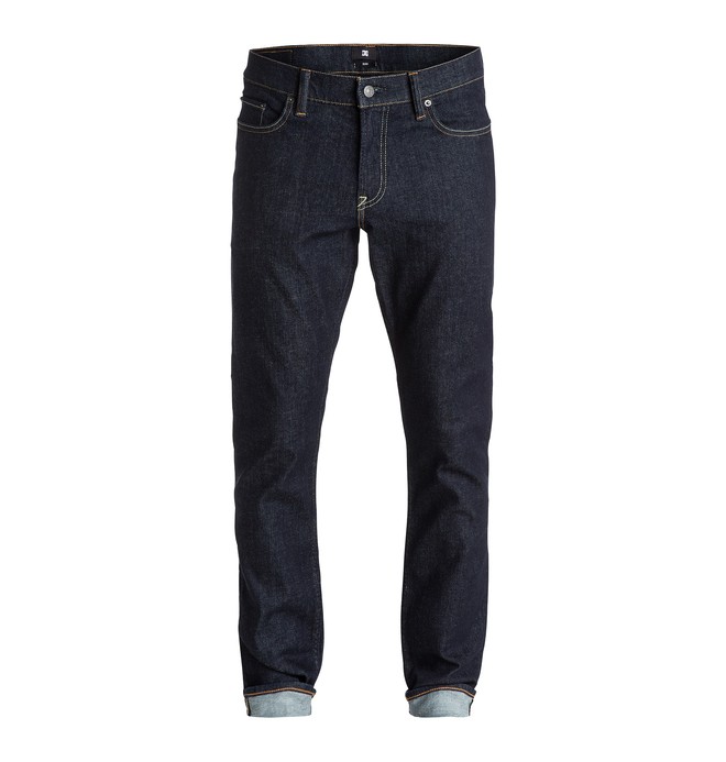 dcshoes, Men's Worker Slim Fit Indigo Rinse 32" Jeans, INDIGO RINSE (ktww) 0 Men's Worker Slim Fit Indigo Rinse 32" Jeans EDYDP03176 DC Shoes