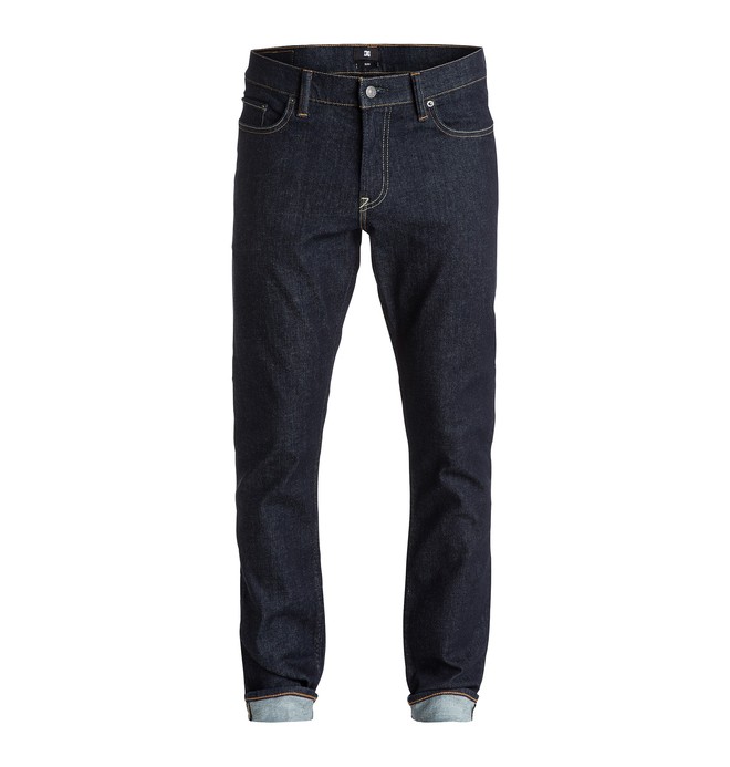 dcshoes, Men's Worker Slim Fit Indigo Rinse 34" Jeans, INDIGO RINSE (ktww) 0 Men's Worker Slim Fit Indigo Rinse 34" Jeans EDYDP03177 DC Shoes
