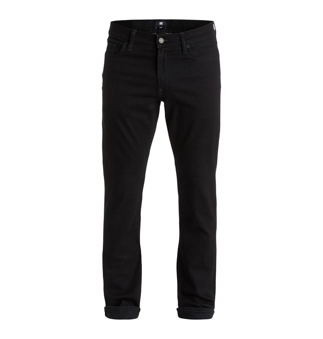 Worker Slim Fit Black Rinse 32" EDYDP03178 0 Worker Slim Fit Black Rinse 32" - Jean slim EDYDP03178 DC Shoes
