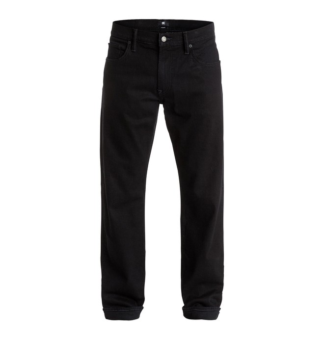 Worker Roomy Fit Black Rinse 34" EDYDP03187 0 Worker Roomy Fit Black Rinse 34" - Jean large EDYDP03187 DC Shoes