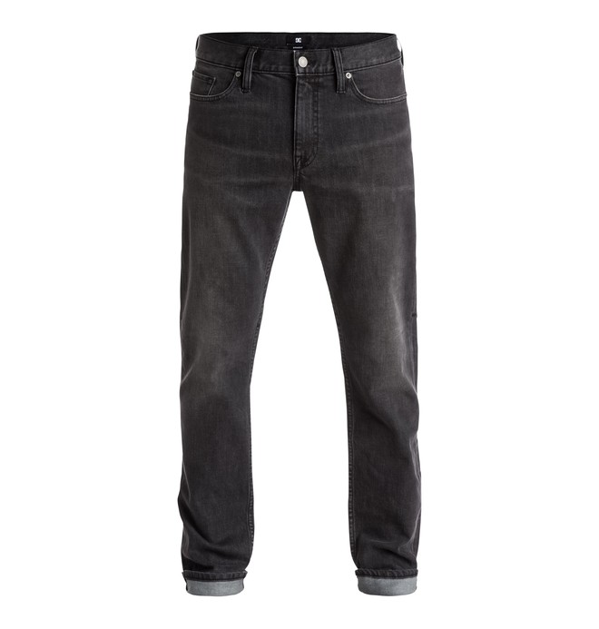 dcshoes, Men's Washed Straight Fit 32" Jeans, MEDIUM GREY (kpvw) 0 Men's Washed Straight Fit 32" Jeans EDYDP03206 DC Shoes