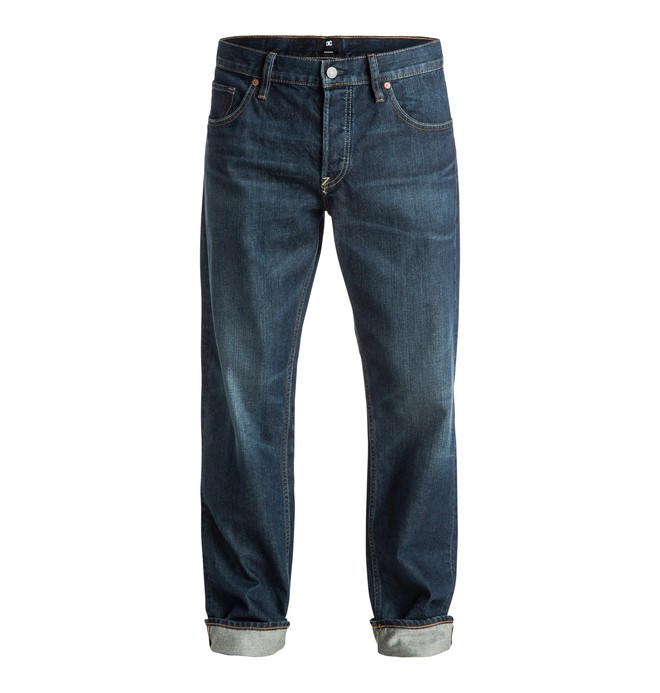 dcshoes, Men's Washed 32" Roomy Fit Jeans, DARK STONE (btlw) 0 Men's Washed 32" Roomy Fit Jeans EDYDP03210 DC Shoes