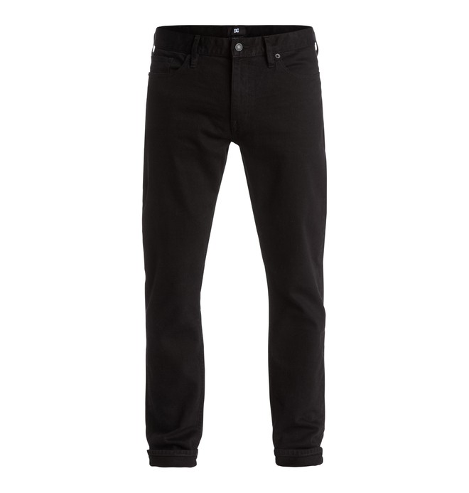 dcshoes, Men's Worker Straight Fit 32" Jeans, BLACK BLACK RINSE (kvdw) 0 Men's Worker Straight Fit 32" Jeans EDYDP03216 DC Shoes