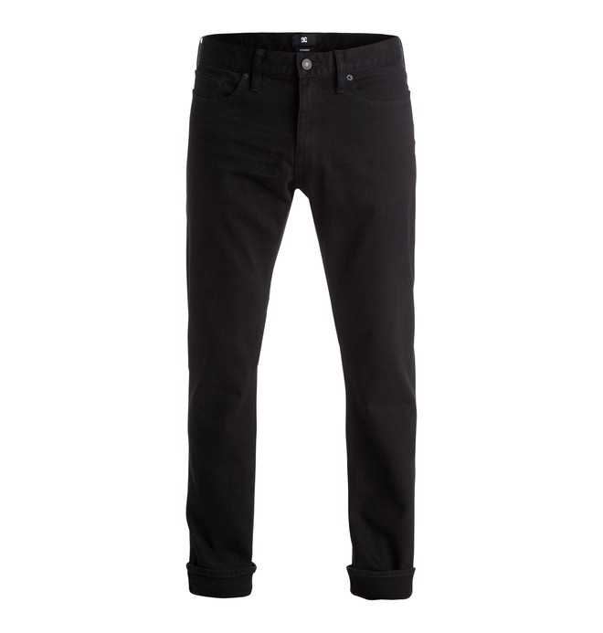 dcshoes, Worker Straight Fit 34" - Jean, BLACK BLACK RINSE (kvdw) 0 Worker Straight Fit 34" - Jean EDYDP03217 DC Shoes