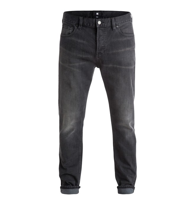 dcshoes, Men's Jean Medium Grey Taper Fit Jeans, MEDIUM GREY (kpvw) 0 Men's Jean Medium Grey Taper Fit Jeans EDYDP03224 DC Shoes