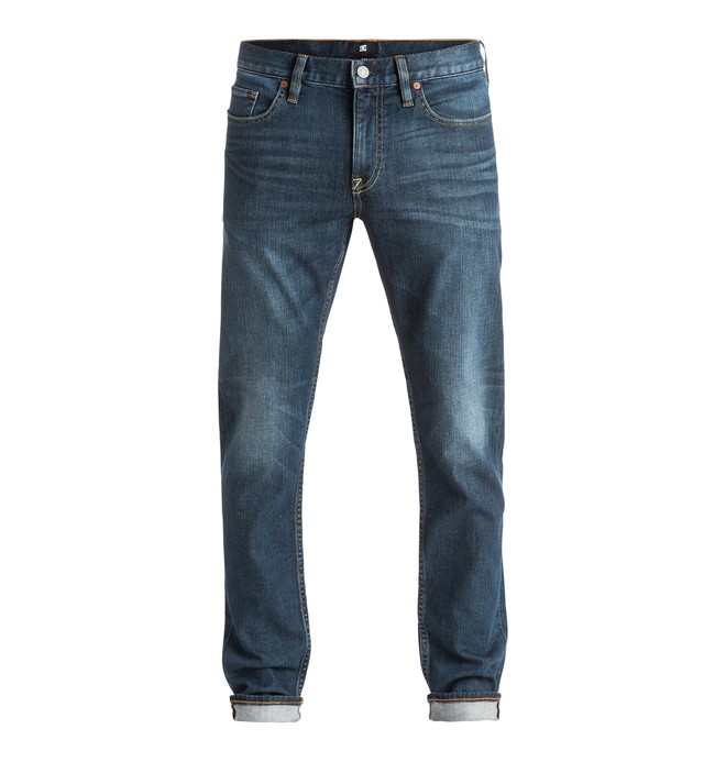 dcshoes, Men's Washed Medium Stone Slim Fit Jeans, MEDIUM STONE (bntw) 0 Men's Washed Medium Stone Slim Fit Jeans EDYDP03252 DC Shoes