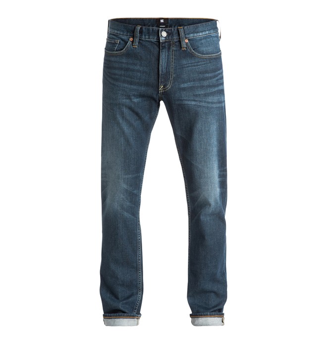 dcshoes, Men's Washed Medi Stone Straight Fit Jeans, MEDIUM STONE (bntw) 0 Men's Washed Medi Stone Straight Fit Jeans EDYDP03262 DC Shoes