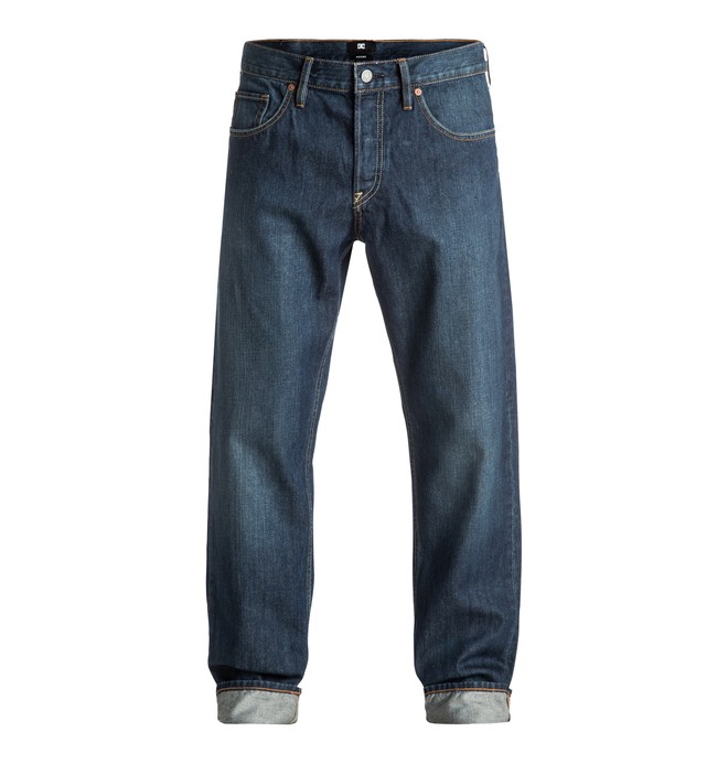 dcshoes, Men's Worker Roomy Stone Wash Roomy Fit Jeans, STONE WASH (bhlw) 0 Men's Worker Roomy Stone Wash Roomy Fit Jeans EDYDP03296 DC Shoes