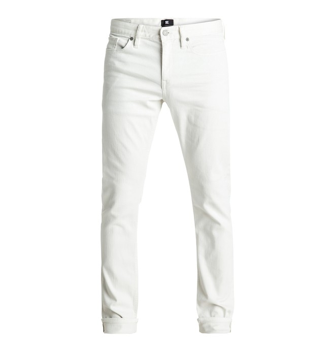 dcshoes, Men's Slim Color Slim Fit Jeans, LILY WHITE (wcq0) 0 Men's Slim Color Slim Fit Jeans EDYDP03299 DC Shoes