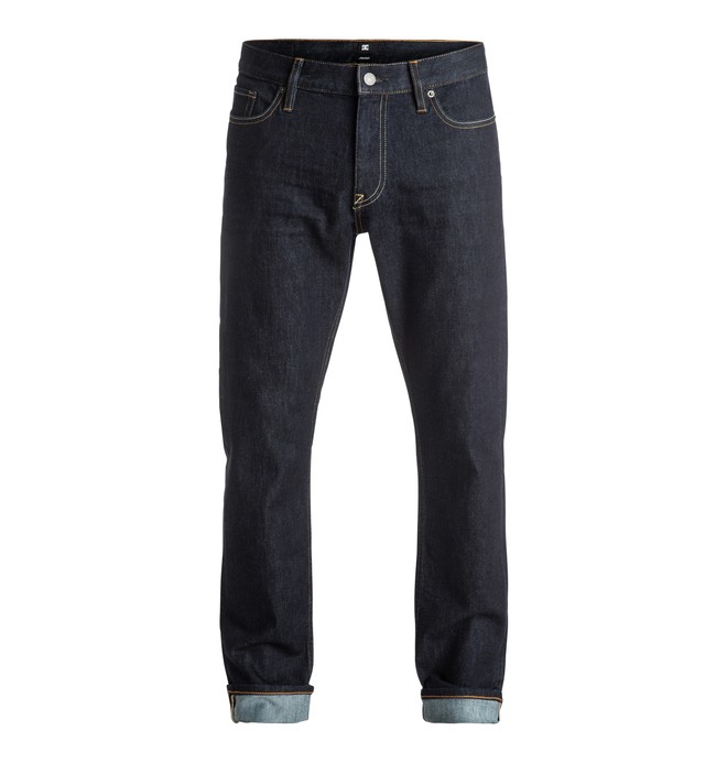dcshoes, Hombres Pantalón de Mezclilla Enjuague Indigo Ajuste Recto Worker, INDIGO RINSE (btkw) 0 Hombres Pantalón de Mezclilla Enjuague Indigo Ajuste Recto Worker EDYDP03304 DC Shoes