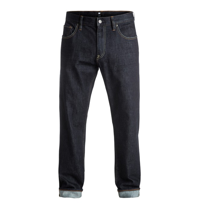 dcshoes, Men's Worker Roomy Indigo Rinse Roomy Fit Jeans, INDIGO RINSE (btkw) 0 Men's Worker Roomy Indigo Rinse Roomy Fit Jeans EDYDP03305 DC Shoes