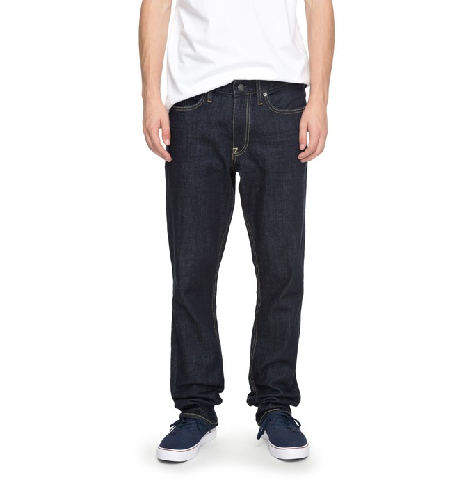 Worker Indigo Rinse - Straight Fit Jeans for Men EDYDP03324 0 Worker Indigo Rinse - Vaqueros De Corte Recto para Hombre EDYDP03324 DC Shoes