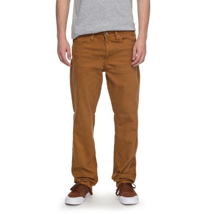 dcshoes, Sumner Slim - Slim Fit Jeans, DC WHEAT (nnw0) 0 Sumner Slim - Slim Fit Jeans Orange EDYDP03329 DC Shoes