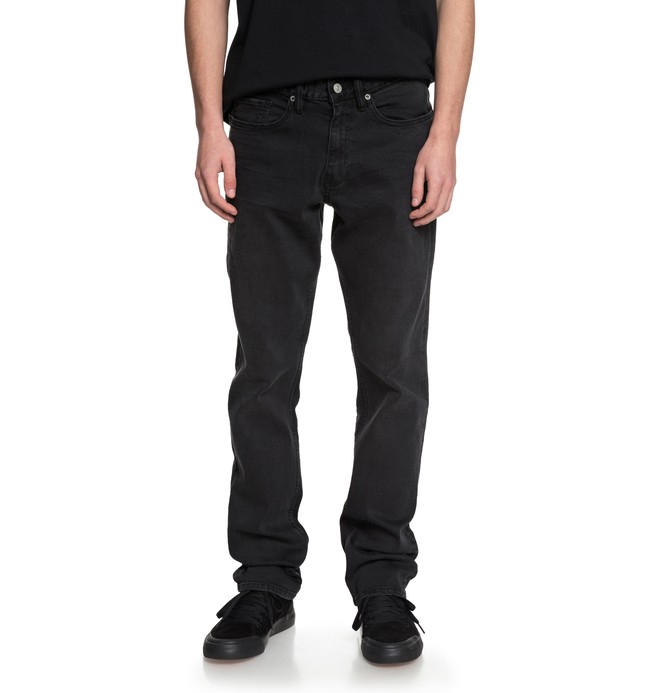 dcshoes, Worker Medium Grey Straight - Jean coupe droite, MEDIUM GREY (kpvw) 0 Worker Medium Grey Straight - Jean coupe droite Noir EDYDP03341 DC Shoes