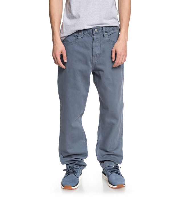 dcshoes, Men's Worker Relaxed Fit Jeans, BLUE MIRAGE (bmk0) 0 Men's Worker Relaxed Fit Jeans EDYDP03356 DC Shoes