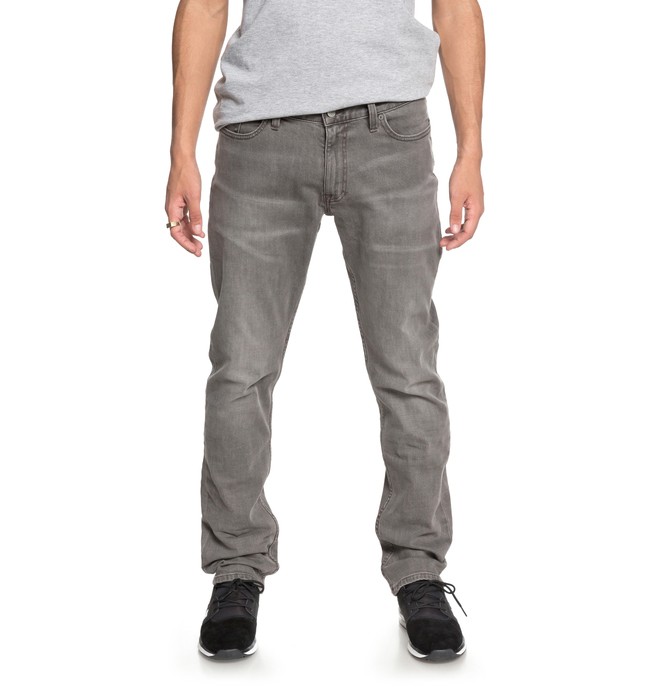 dcshoes, Worker - Jean coupe droite, LIGHT GREY (sjpw) 0 Worker - Jean coupe droite Gris EDYDP03358 DC Shoes