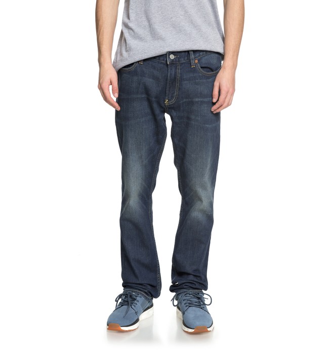 dcshoes, Men's Worker Medium Stone Straight Fit Jeans, MEDIUM STONE (bntw) 0 Men's Worker Medium Stone Straight Fit Jeans EDYDP03365 DC Shoes