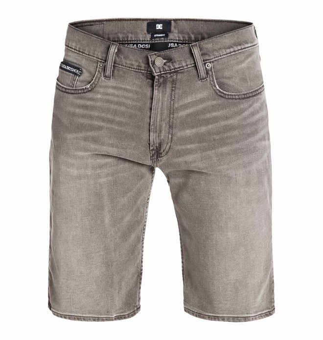 Worker Straight Denim Shorts Grey stone EDYDS03004 0 Worker Straight Denim Shorts Grey stone EDYDS03004 DC Shoes