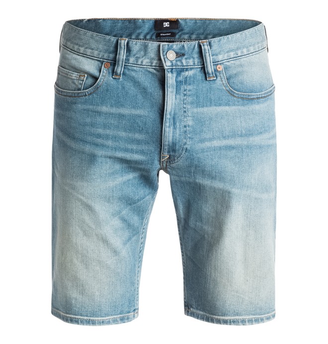 dcshoes, Washed Straight - Short denim, INDIGO BLEACH (bfmw) 0 Washed Straight - Short denim EDYDS03009 DC Shoes