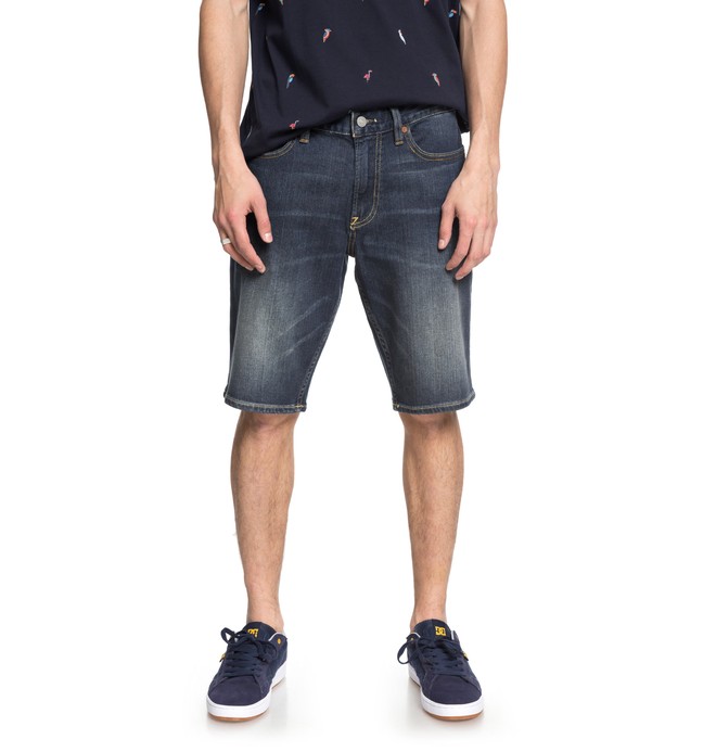 dcshoes, Worker Medium Stone - Denim Shorts, MEDIUM STONE (bntw) 0 Worker Medium Stone - Denim Shorts Blue EDYDS03029 DC Shoes