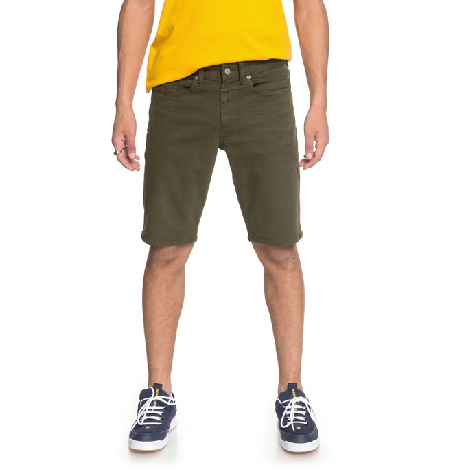 dcshoes, Sumner - Short en denim pour Homme, FATIGUE GREEN (cqy0) 0 Sumner - Short en denim pour Homme Marron EDYDS03032 DC Shoes