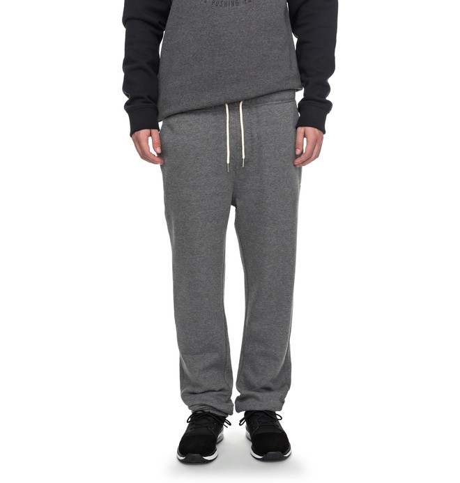 dcshoes, Rebel - Jogginghose, CHARCOAL HEATHER (kteh) 0 Rebel - Jogginghose Schwarz EDYFB03012 DC Shoes