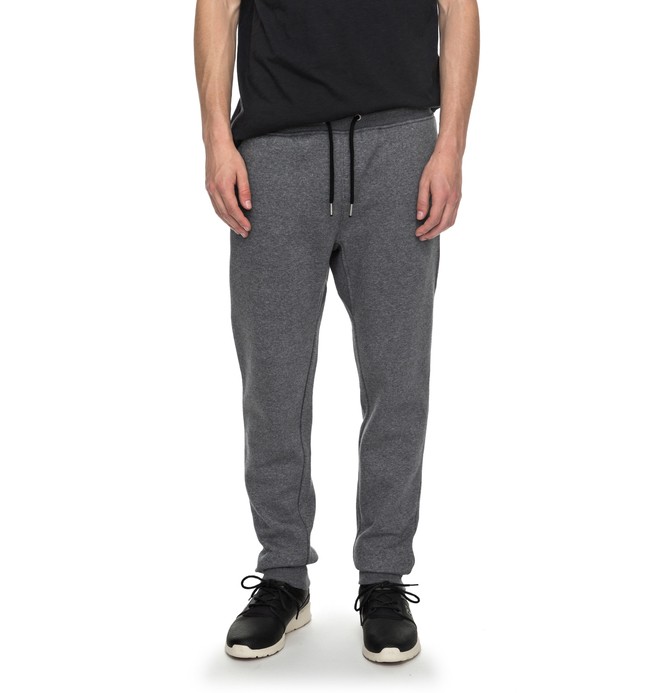dcshoes, Ellis - Pantalon de jogging pour Homme, CHARCOAL HEATHER (kteh) 0 Ellis - Pantalon de jogging pour Homme Noir EDYFB03041 DC Shoes