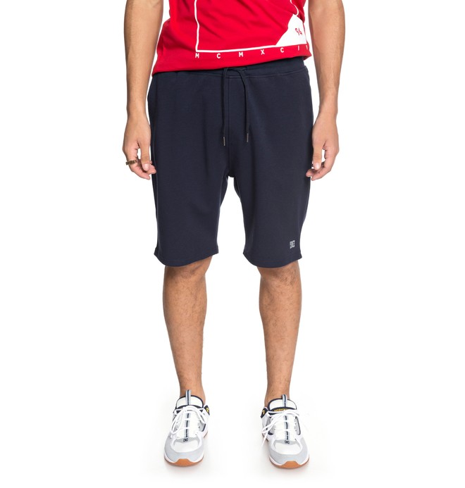 dcshoes, Men's Glenties Sweat Shorts, DARK INDIGO (byj0) 0 Men's Glenties Sweat Shorts Blue EDYFB03045 DC Shoes